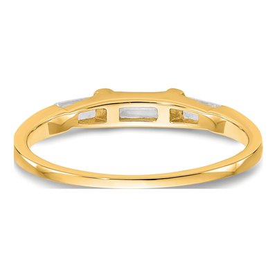 14K Yellow Gold 0.4 ct Diamond Wedding Band – view 5