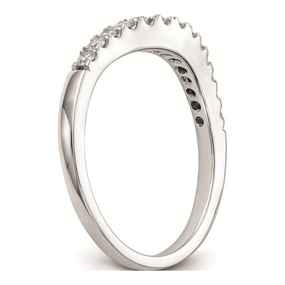 14K White Gold Diamond Wedding Band Mounting – view 6