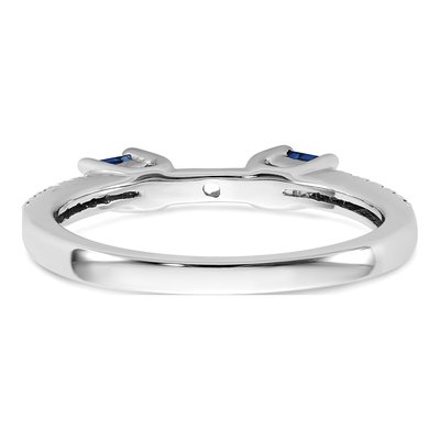 14K Rose Gold Sapphire Engagement Engagement Ring Semi-Mount – view 6