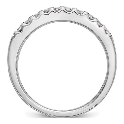 14K White Gold 1/3 ct tw Lab-Grown Diamond Wedding Band – view 3