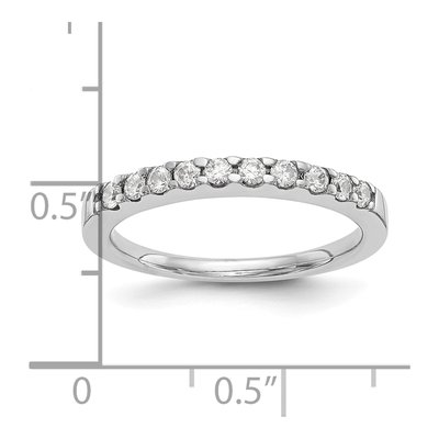 14K White Gold 1/3 ct tw Lab-Grown Diamond Wedding Band – view 4