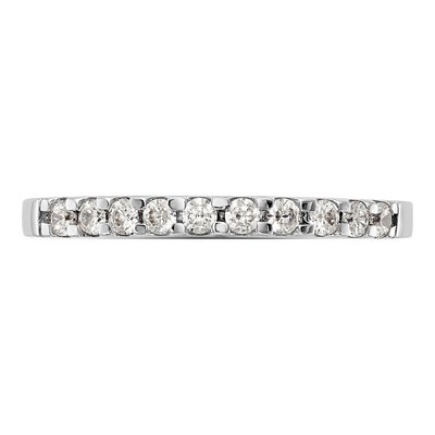 14K White Gold 1/3 ct tw Lab-Grown Diamond Wedding Band – view 6