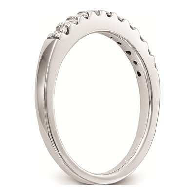 14K White Gold Diamond Wedding Band Mounting – view 7