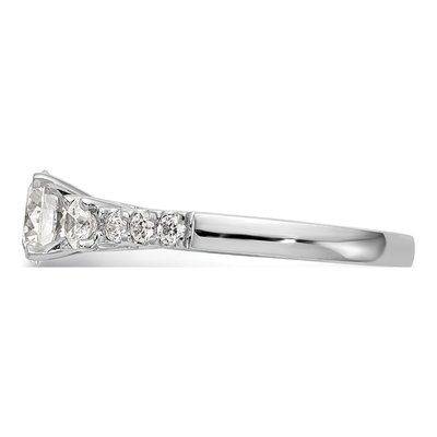 14K White Gold Lab-Grown Diamond Engagement Ring Semi-Mount – view 3