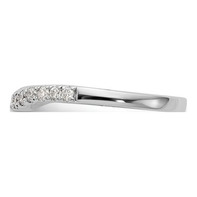 14K White Gold 1/3 ct tw Lab-Grown Diamond Wedding Band – view 4