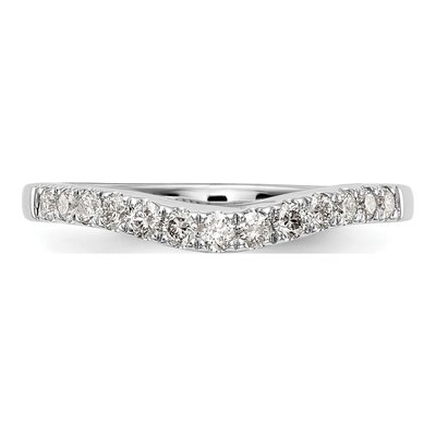14K White Gold 1/3 ct tw Lab-Grown Diamond Wedding Band – view 5