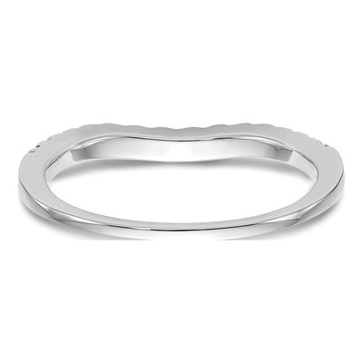 14K White Gold 1/3 ct tw Lab-Grown Diamond Wedding Band – view 6