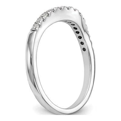 14K White Gold 1/3 ct tw Lab-Grown Diamond Wedding Band – view 7