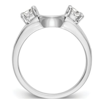 14K White Gold 0.34 ct tw Diamond Wrap Ring – view 2