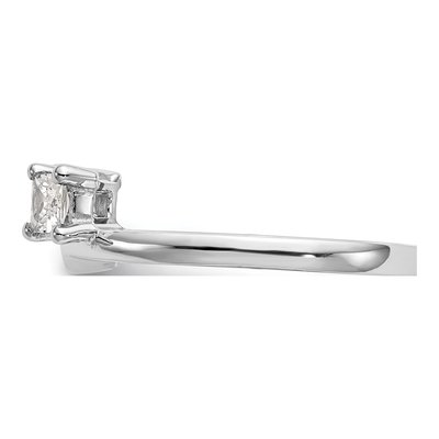 14K White Gold 0.34 ct tw Diamond Wrap Ring – view 4