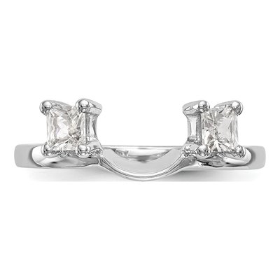 14K White Gold 0.34 ct tw Diamond Wrap Ring – view 5