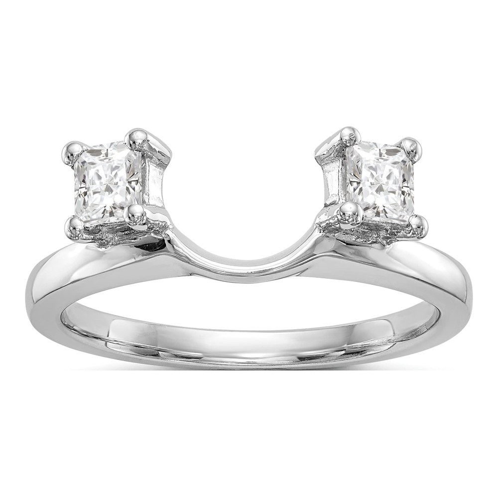14K White Gold 0.34 ct tw Diamond Wrap Ring