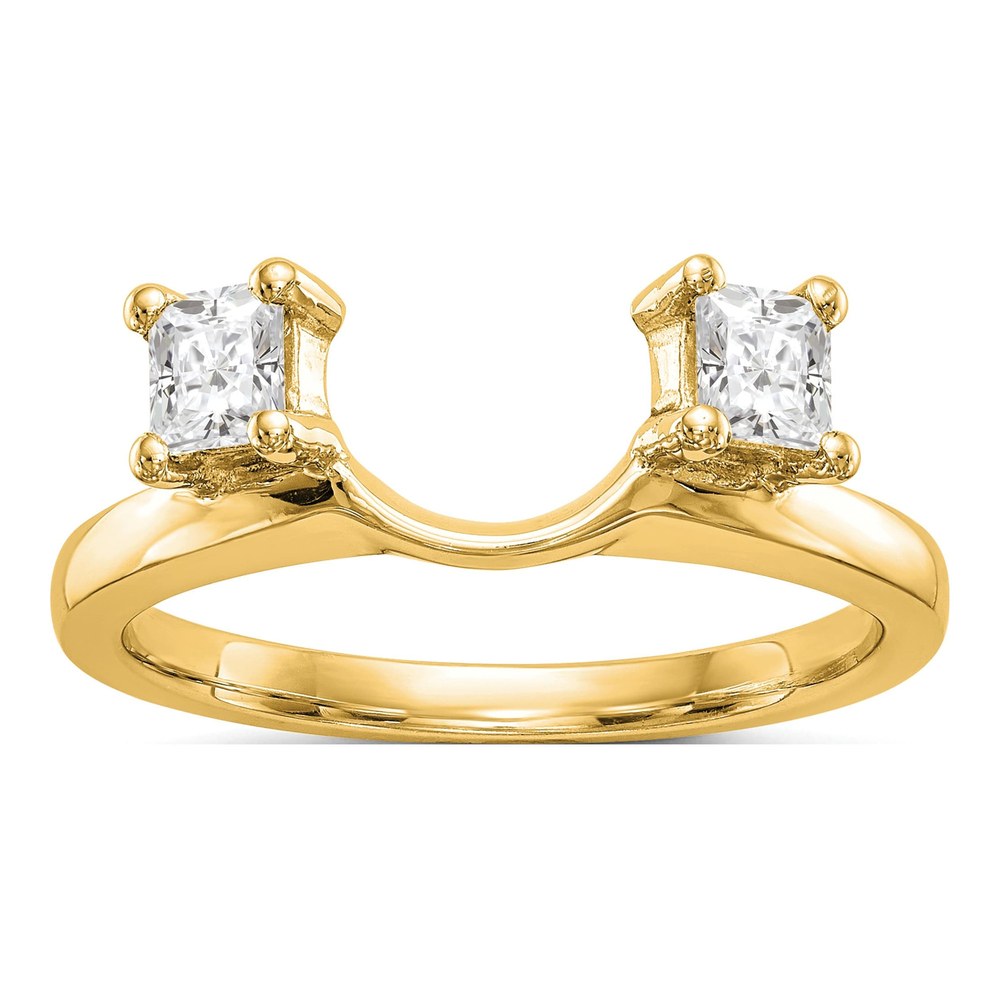14K Yellow Gold 0.34 ct tw Diamond Wrap Ring