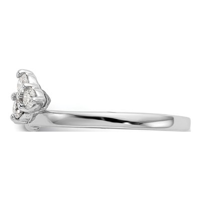 Platinum 0.39 ct tw Diamond Wrap Ring – view 4