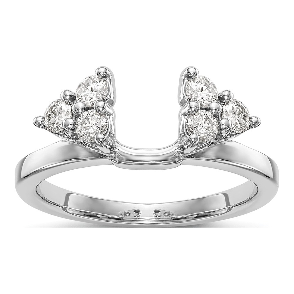Platinum 0.39 ct tw Diamond Wrap Ring