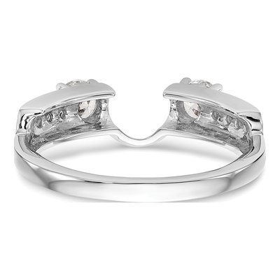 14K White Gold 1/2 ct tw Diamond Wrap Ring – view 6