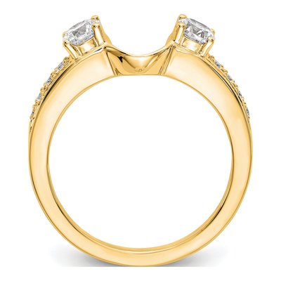 14K Yellow Gold 0.56 ct tw Diamond Wrap Ring – view 2