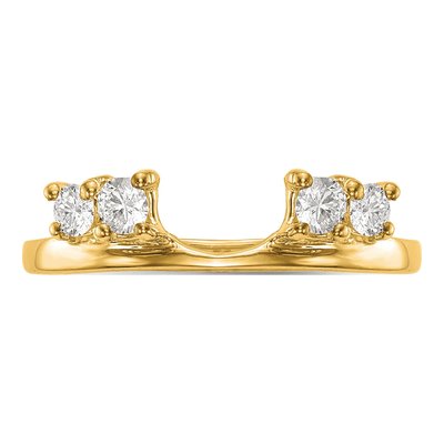 14K Yellow Gold 0.29 ct tw Diamond Wrap Ring – view 5