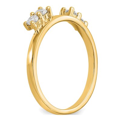 14K Yellow Gold 0.29 ct tw Diamond Wrap Ring – view 7