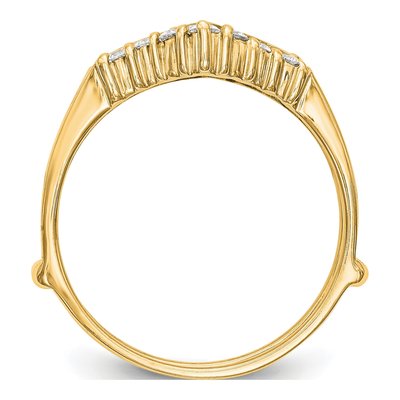 14K Yellow Gold 0.35 ct tw Diamond Guard Ring – view 2