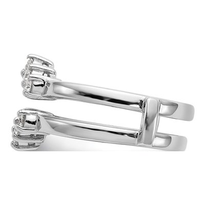 14K White Gold 1/3 ct tw Lab-Grown Diamond Guard Ring – view 5