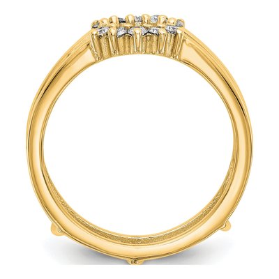 14K Yellow Gold 0.23 ct tw Diamond Guard Ring – view 2