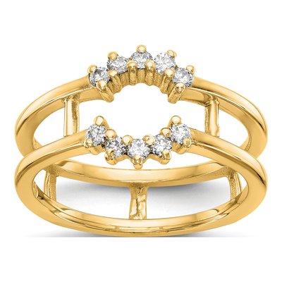 14K Yellow Gold 0.23 ct tw Diamond Guard Ring