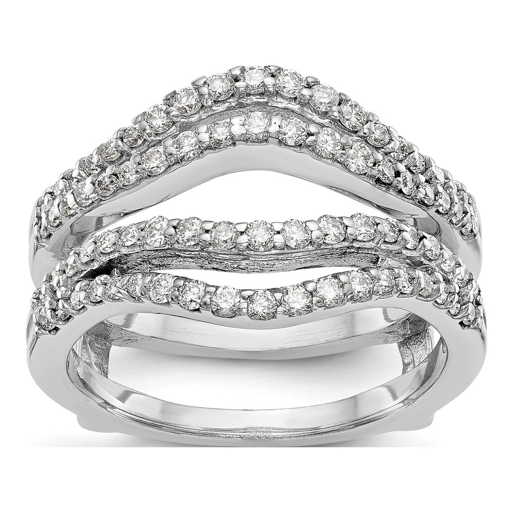 True Origin 14K White Gold Lab Grown Diamond Ring Guard