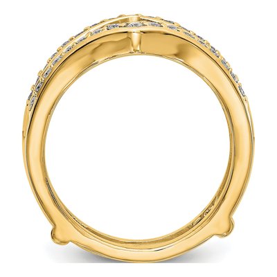 14K Yellow Gold 0.47 ct tw Diamond Guard Ring – view 2