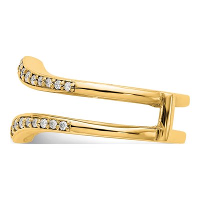 14K Yellow Gold 0.47 ct tw Diamond Guard Ring – view 3