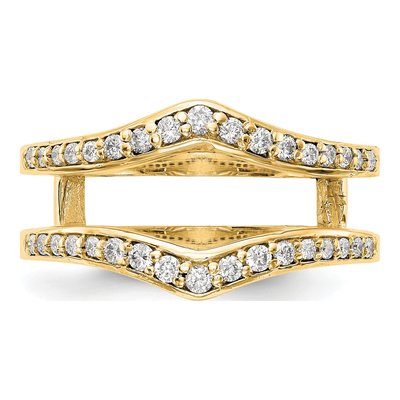 14K Yellow Gold 0.47 ct tw Diamond Guard Ring – view 5