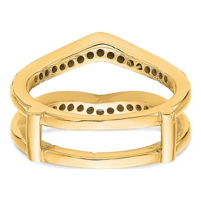 14K Yellow Gold 0.47 ct tw Diamond Guard Ring – view 6