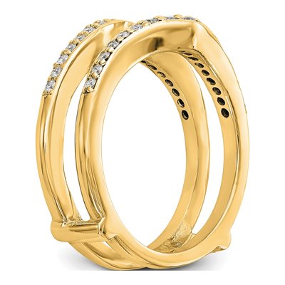 14K Yellow Gold 0.47 ct tw Diamond Guard Ring – view 7