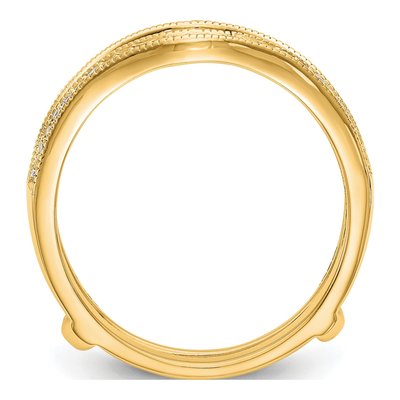 14K Yellow Gold 0.24 ct tw Diamond Guard Ring – view 2