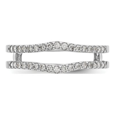 14K White Gold Lab-Grown Diamond Ring Guard – view 4