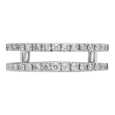 18K White Gold Guard Ring Mounting – view 5