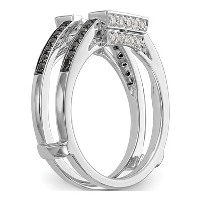 14K White Gold 0.43 ct tw Diamond Guard Ring – view 6