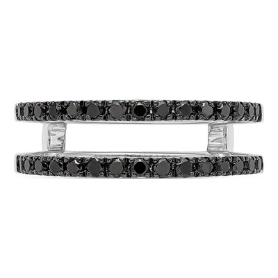 14K White Gold 1/2 ct tw Diamond Guard Ring – view 5
