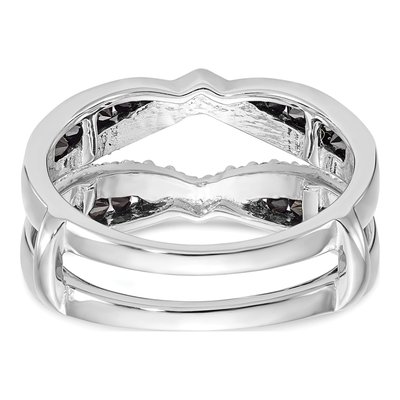 14K White Gold 3/4 ct tw Diamond Guard Ring – view 6