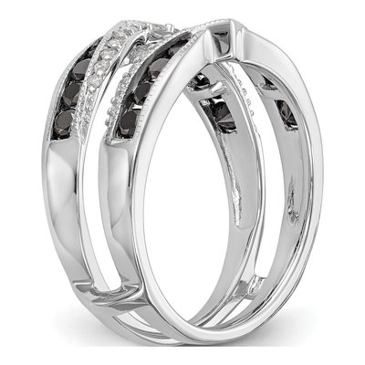 14K White Gold 3/4 ct tw Diamond Guard Ring – view 7