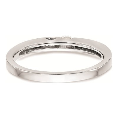 14K White Gold 1/10 ct tw Diamond First Promise Engagement Ring – view 5