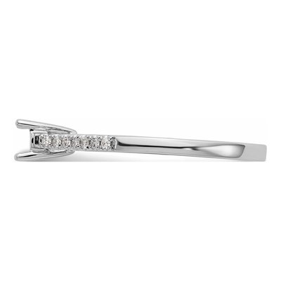 14K White Gold 1/5 ct tw Diamond Natural Promise Engagement Ring – view 4