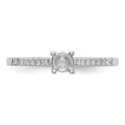 14K White Gold 1/5 ct tw Diamond Natural Promise Engagement Ring – view 5