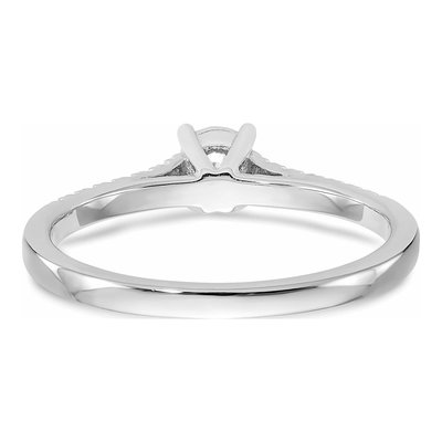 14K White Gold 1/5 ct tw Diamond Natural Promise Engagement Ring – view 6