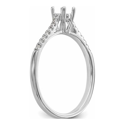 14K White Gold 1/5 ct tw Diamond Natural Promise Engagement Ring – view 7