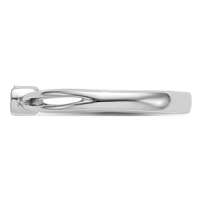 14K White Gold Engagement Ring Mounting – view 3