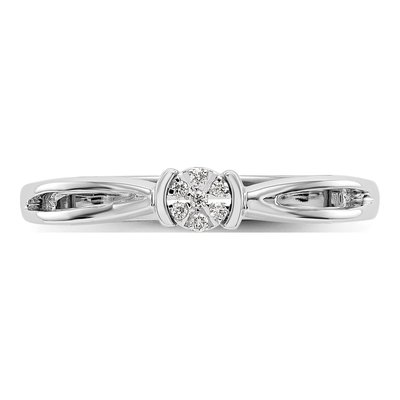 14K White Gold Engagement Ring Mounting – view 5