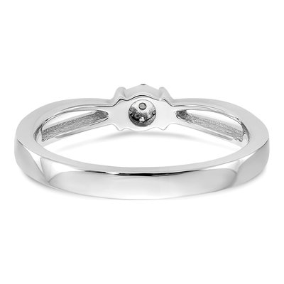14K White Gold Engagement Ring Mounting – view 6