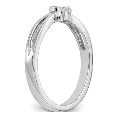 14K White Gold Engagement Ring Mounting – view 7