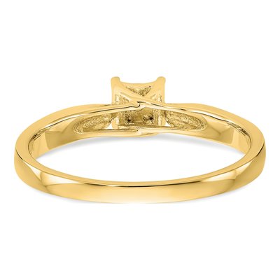 14K Yellow Gold 1/20 ct tw Diamond Engagement Ring – view 6